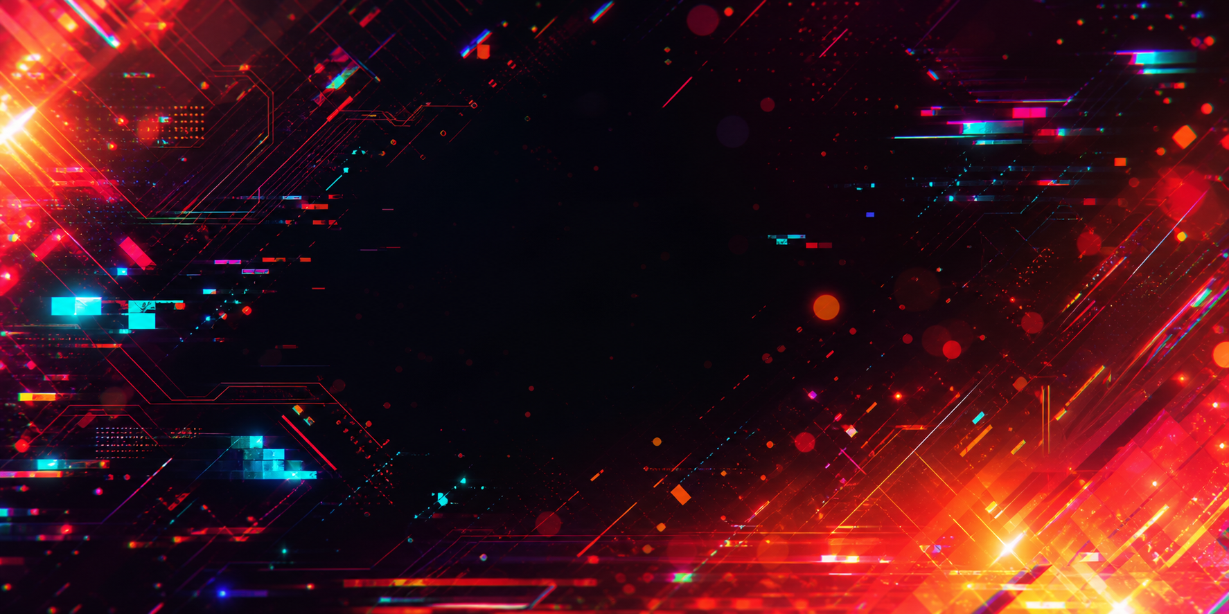 Cyber glitch background